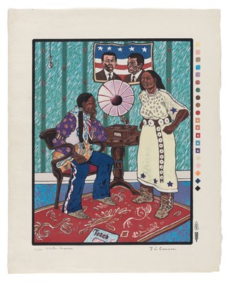Lot 26 - T.C. Cannon (1946-1978) A REMEMBERED MUSE...