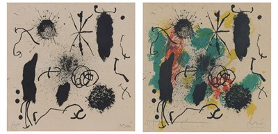 Lot 114 - Joan Miró (1893-1983) JE TRAVAILLE COMME UN...
