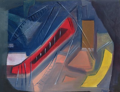 Lot 120 - George L.K. Morris American, 1905-1975 Space -...
