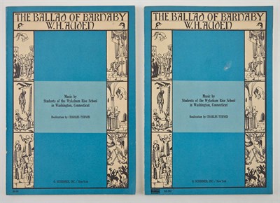 Lot 103 - [GOREY, EDWARD] AUDEN, W.H. Two copies of The...