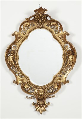 Lot 215 - Renaissance Style Gilt-Bronze Mirror With...