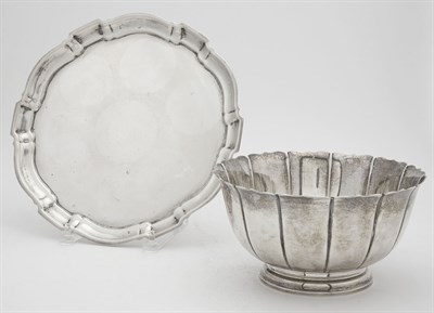Lot 259 - Lunt Sterling Silver Footed Center Bowl From...