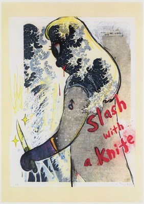 Lot 122 - Yoshitomo Nara (b. 1959) SLASH WITH A KNIFE...