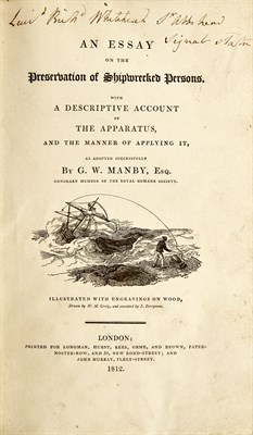 Lot 1106 - MANBY, GEORGE WILLIAM An Essay on the...
