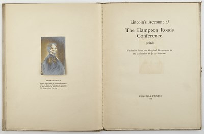 Lot 33 - [LINCOLN, ABRAHAM] Lincoln's Account of the...