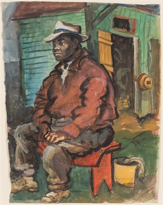 Lot 39 - Marion Greenwood American, 1909-1970 Stable...