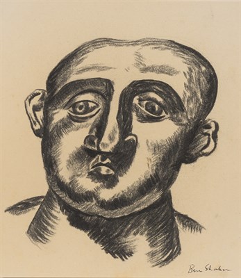 Lot 95 - Ben Shahn American, 1898-1969 Portrait of J. B....