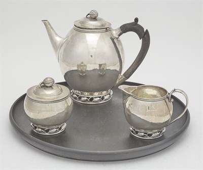 Lot 116 - American Sterling Silver Three-Piece Tea...