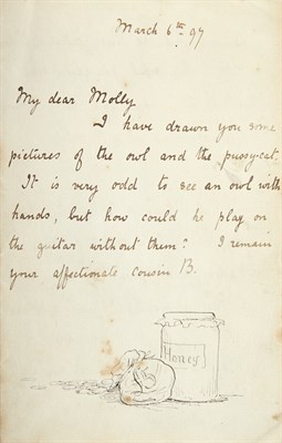Lot 63 - POTTER, BEATRIX The Owl and the Pussy Cat. An...
