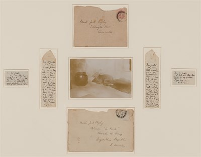 Lot 70 - POTTER, BEATRIX Four miniature autograph...
