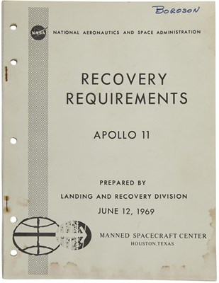 Lot 141 - [SPACE-APOLLO 11] Apollo 11 Flight Plan...