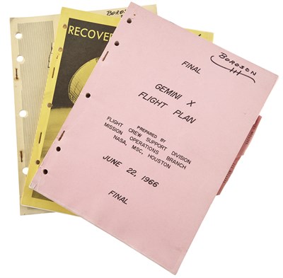 Lot 135 - [SPACE-GEMINI X] Gemini X Flight Plan prepared...