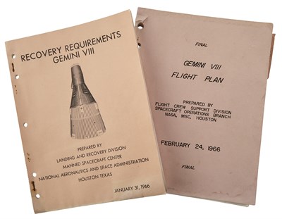 Lot 134 - [SPACE-GEMINI VIII] Gemini VIII Flight Plan...