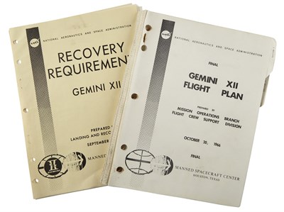 Lot 137 - [SPACE-GEMINI XII] Gemini XII Flight Plan...