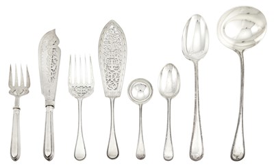 Lot 324 - Group of English Sterling Silver Beaded...