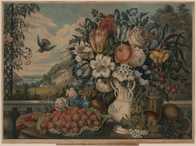 Lot 98 - Currier & Ives, publishers LANDSCAPE, FRUIT...