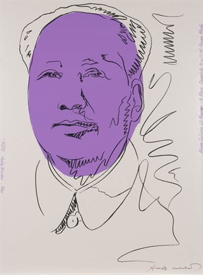 Lot 182 - Andy Warhol (1928-1987) MAO (FELDMAN/SCHELLMAN...