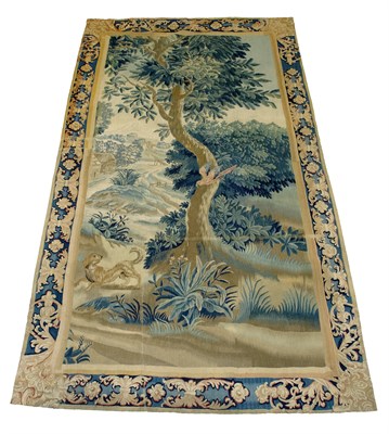 Lot 728 - Aubusson Verdure Tapestry Panel France, 18th...