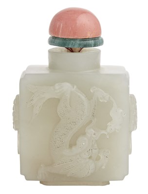 Lot 167 - Chinese Celadon Jade Snuff Bottle 18th/19th...
