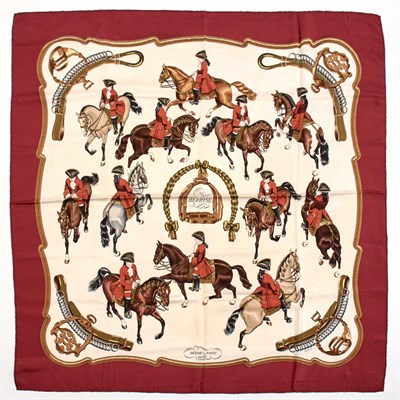 Lot 611 - Four Hermès Scarves