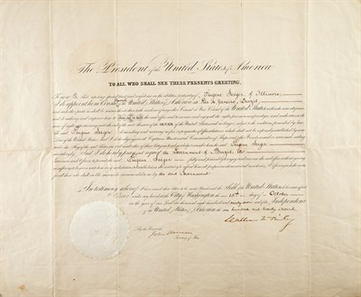 Lot 37 - [PRESIDENTS] Five appointments signed....