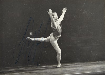 Lot 65 - [BALLET] Group of signed items. Comprising...