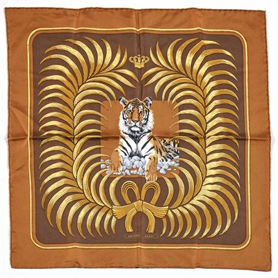 Lot 617 - Two Silk Hermès Scarves and Eight Gavroche Scarves