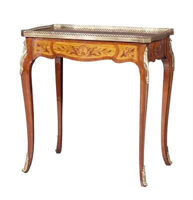 Lot 246 - Louis XV Style Satinwood and Marquetry...