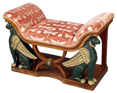 Lot 419 - Italian Neoclassical Walnut, Painted and...