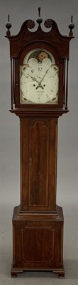 Lot 241 - Chippendale Inlaid Mahogany Tall-Case Clock...