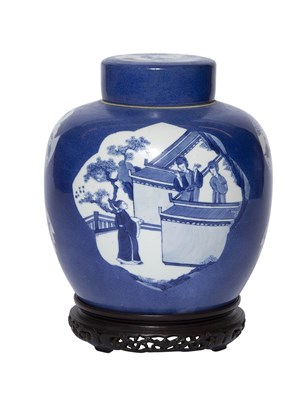Lot 252 - Chinese Blue and White Glazed Porcelain...