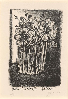 Lot 128 - Pablo Picasso (1881-1973) FLEURS DANS UN VASE...