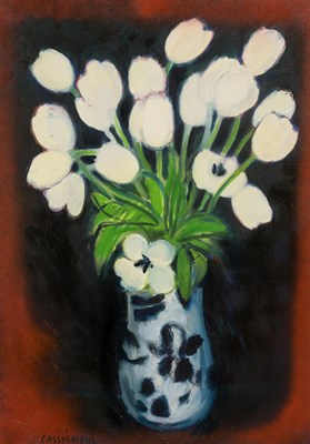 Lot 24 - Jean-Pierre Cassigneul French, b. 1935 Tulipes...