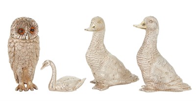 Lot 288 - Group of Three English Sterling Silver...