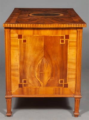 Lot 535 - French Neoclassical Walnut and Marquetry...