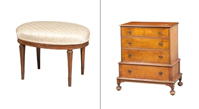 Lot 155 - Continental Neoclassical Style Beechwood Oval...