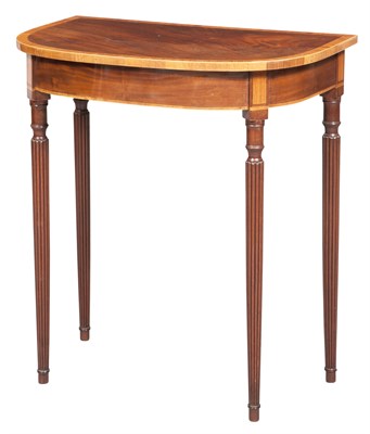 Lot 111 - George III Inlaid Mahogany Pier Table Height...