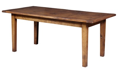 Lot 257 - Oak Farm Table Height 30 1/2 inches, length 72...