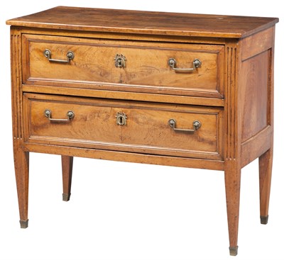 Lot 89 - Louis XVI Provincial Fruitwood Commode Height...