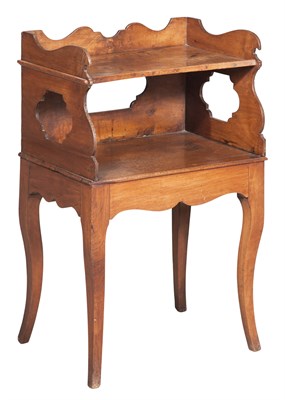 Lot 98 - Continental Walnut Bedside Table Height 28 1/2...