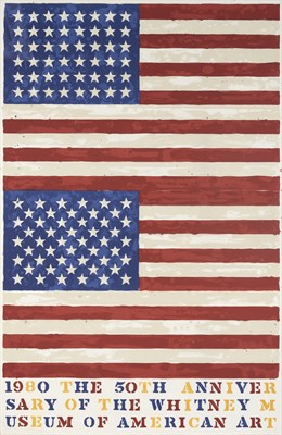 Lot 147 - Jasper Johns (b. 1930) TWO FLAGS (WHITNEY...