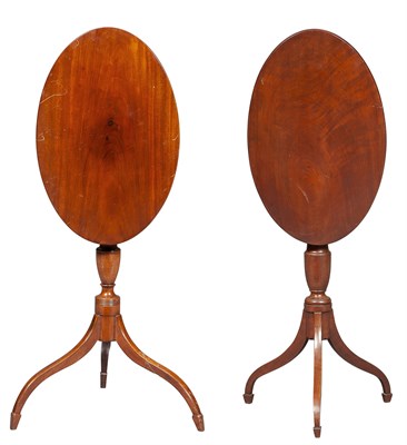 Lot 238 - Federal Inlaid Mahogany Tripod Stand and a...