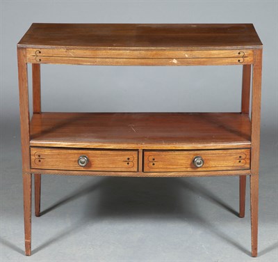 Lot 120 - George III Inlaid Mahogany Two-Tier Étagère...
