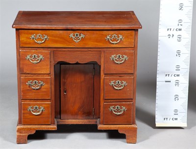 Lot 121 - George II Inlaid Mahogany Kneehole Desk Height...