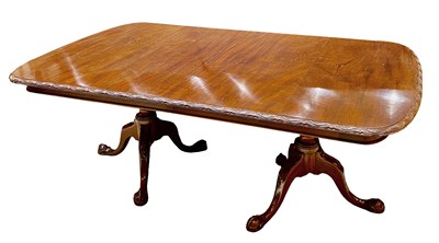 Lot 175 - George II Style Mahogany Two-Pedestal Dining...