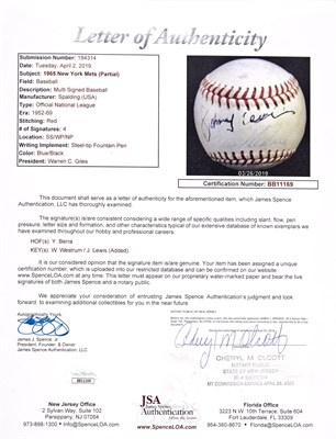 Lot 13 - [BASEBALL-NEW YORK METS] Game-used baseball...
