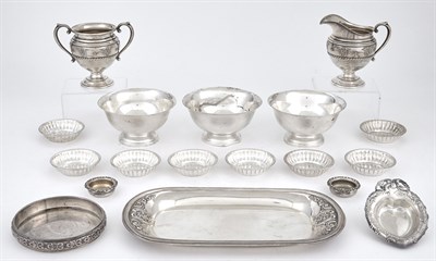 Lot 286 - Group of Sterling Silver Table Articles...
