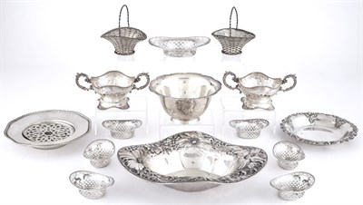 Lot 285 - Group of Sterling Silver Table Articles...