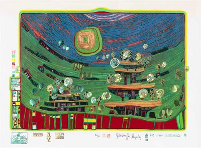 Lot 86 - Friedensreich Hundertwasser (1928-2000) THE...