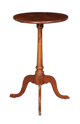 Lot 193 - Queen Anne Walnut and Fruitwood Tripod Table...